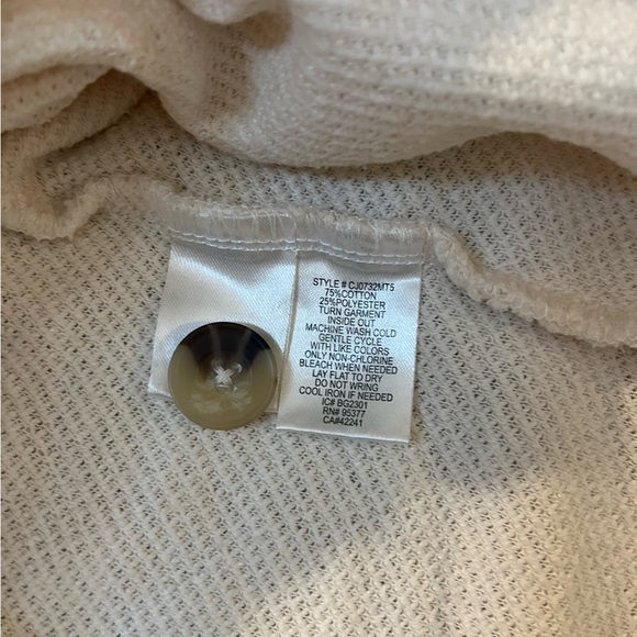 Sanctuary Cream Button-Up Shirt Jacket size Small - Picture 4 of 4